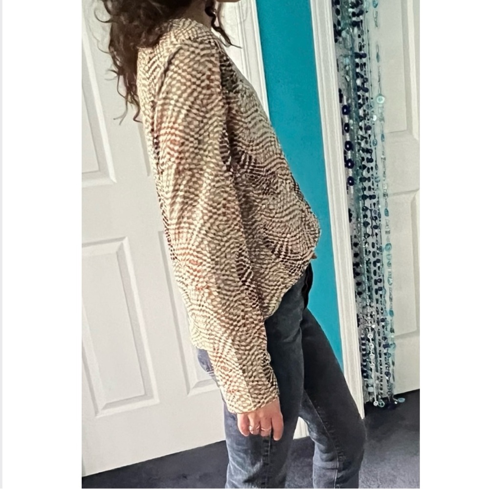 Quiet Shimmer on a Neutral Palette • Special Occasion Blouse • Jones New York - Picture 8 of 15